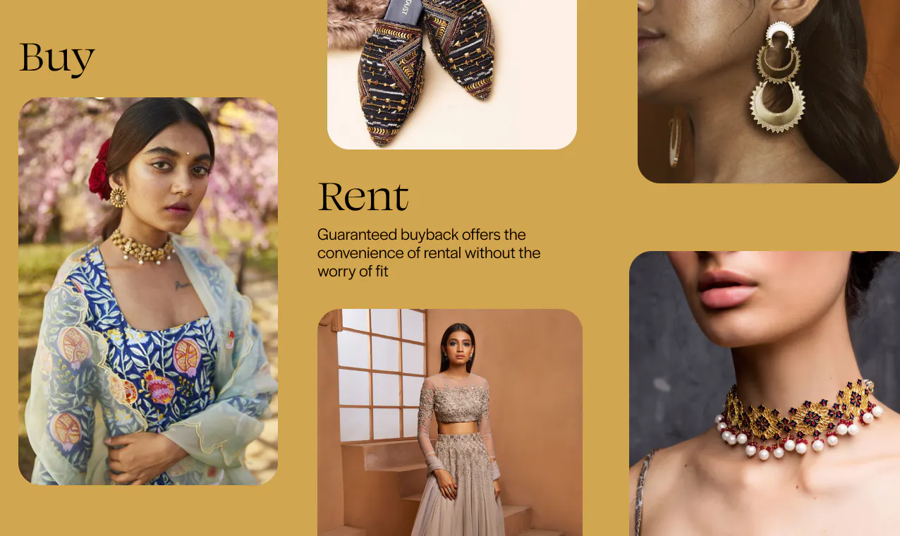 Get styled and rent for your next Indian wedding